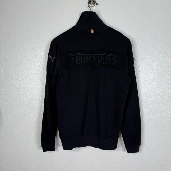 Puma Ferrari Black Full Zip Jacket Size Small - Picture 2 of 6
